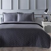 Linens Gardenia Antrasit Çift Kişilik Yatak Örtüsü Seti
