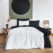 Linens Mix Match Pamuk Saten Ekru King Size Nevresim Kılıfı