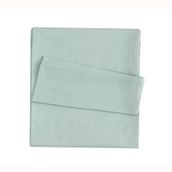 Linens Mix Match Pamuk Saten Yeşil King Size Çarşaf