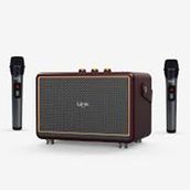 Linktech M407 Premium Mikrofonlu 50 W Retro Yeşil Bluetooth Hoparlör