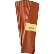 Lino 50 cm x 2 m 10'lu Kahverengi Lüx Krapon Kağıdı