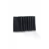 Lionel Siyah Renk 100 Adet Mikrofiber Gözlük Temizleme Bezi Büyük Boy 15X18 Cm TYBSPE8GRXG6BLW390