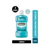 Listerine 3x1000 ml Cool Mint Ağız Suyu