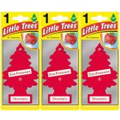 Little Trees 3'lü Çilek Oto Kokusu