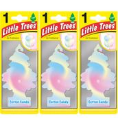 Little Trees 3'lü Pamuk Şeker Oto Kokusu