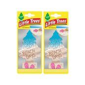Little Trees Beach Days Plaj Günleri Asma Oto Kokusu 2 Adet
