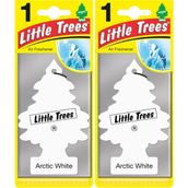 Little Trees Buz Beyazı Oto Kağıt Koku 2 Adet Asma Araba Kokusu