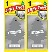 Little Trees Şehir Tarzı Oto Kağıt Koku 2 Adet Asma Araba Kokusu