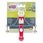 Living World Kırmızı - Beyaz Kuşlar İçin Denge Çubuğu