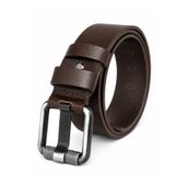 Livize Hakiki Tek Kat Manda Derisi Erkek Kot Kemeri 4,5cm Borulu Toka