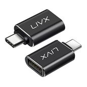 LivX OTGCZ USB 3.1 To Type-C 10Gbps 3A Siyah Dönüştürücü OTG Adaptör