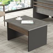 L'occi Concept Darian B Ofis Sehpası 80cm*60cm Kahve-Beton-Antrasit DR2-CGA