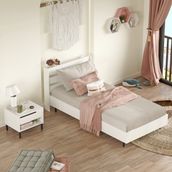 L'occi Concept Leena Genç Odası Takımı 2'li Set Beyaz LA22-W Suntalam Modern Tasarım