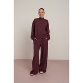 Loco Loco Kız 7808 Çocuk Sweat- Pantolon Takım - Mor - 10 - 11 Yaş
