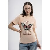 Loft LF203523121 Bej Kadın T-shirt