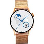 Logia Gt2 20 mm Metal Kordon Çinko Alaşım Kasa Rose Gold Akıllı Saat