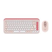 Logitech 920-013075 Pop Icon Bluetooth Pembe Klavye Mouse