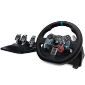Logitech Siyah PS4/PS3/PC/Mac - UK Fiş G 29 Driving Force Oyun Yarış Bisikleti İki Motor Force Feedback 900° Direksiyon Alanı Deri Direksiyon Ayarlanabilir Pasanmaz Çelik Zemin Pedalı
