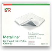 Lohmann & Rauscher Metalline Trakeostomi Kanül Pedi 6 x 7 cm - Ref 23093 - 50 Adet (1 Kutu)