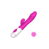 Lolita Shop USB Şarjlı Kaliteli Pürüzsüz Silikon Doku 30 Hız Titreşimli Klitoris Uyarıcılı Teknolojik Vibratör