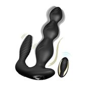 Lolita Shop Uzaktan Kumandalı Klitoris Uyarıcılı Soft Silikon Dokuda Şarjlı 10 Mod Titreşim Anal Vajina Vibratör