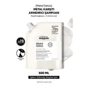 L'Oréal Professionnel Metal Detox İşlem Görmüş ve Yıpranmış Saçlar İçin 500 ml Metal Karşıtı Arındırıcı Refill Şampuan