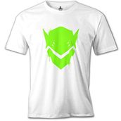Lord T-Shirt ÇB-875 Beyaz Overwatch Genji Logo Erkek Çocuk T-shirt