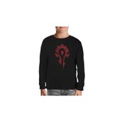 Lord T-Shirt SC-1445 Siyah World Of Warcraft Silver Moon Erkek Çocuk Sweatshirt