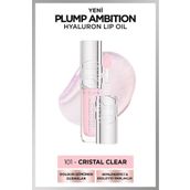 Loreal Paris 101 Cristal Clear Plump Ambition Hyaluron Lip Oil Besleyici ve Nemlendirici Dudak Parlatıcısı