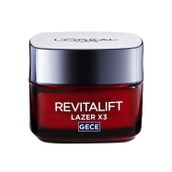 Loreal Paris Revitalift Lazer X3 Yoğun Yaşlanma Karşıtı 50 ml Gece Bakım Kremi