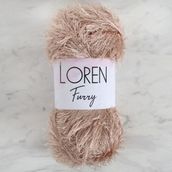 Loren 34060 RF053 Furry Bej El Örgü İpi