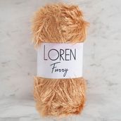 Loren 34061 RF0054 Furry Bej El Örgü İpi