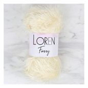 Loren 34062 RF065 Furry Krem El Örgü İpi