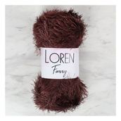 Loren 34064 RF093 Furry Kahverengi El Örgü İpi