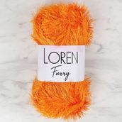 Loren 34065 RF103 Furry Turuncu El Örgü İpi