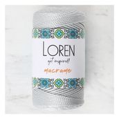 Loren 34331 RM060 Macrame Gri El Örgü İpi
