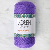 Loren 34346 RM0141 Macrame Mor El Örgü İpi