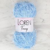 Loren Furry RF007 Bebe Mavisi El Örgü İpi