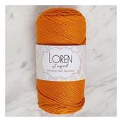 Loren LM011 34430 Polyester Soft Macrame Turuncu El Örgü İpi