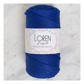Loren LM029 34435 Polyester Soft Macrame Saks Mavisi El Örgü İpi