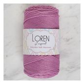 Loren Polyester Soft Macrame 34450 LM021 Gül Kurusu El Örgü İpi