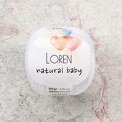 Loren R001 33829 Natural Baby Beyaz El Örgü İpi