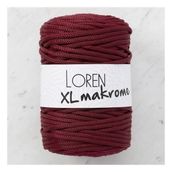 Loren R049 33715 XL Makrome Bordo El Örgü İpi