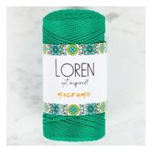 Loren RM0175 34339 Macrame Yeşil El Örgü İpi