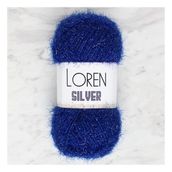 Loren RS0004 34092 Silver Saks Mavisi El Örgü İpi