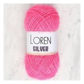 Loren RS0016 34076 Silver Koyu Pembe El Örgü İpi
