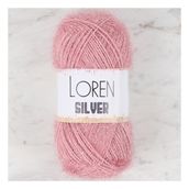 Loren RS0038 34080 Silver Pembe El Örgü İpi