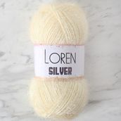 Loren RS0065 34071 Silver Krem El Örgü İpi