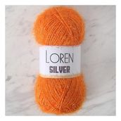 Loren RS0103 34086 Silver Turuncu El Örgü İpi