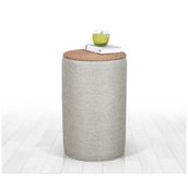 Lorence Home Filika Sehpa Gri Puf